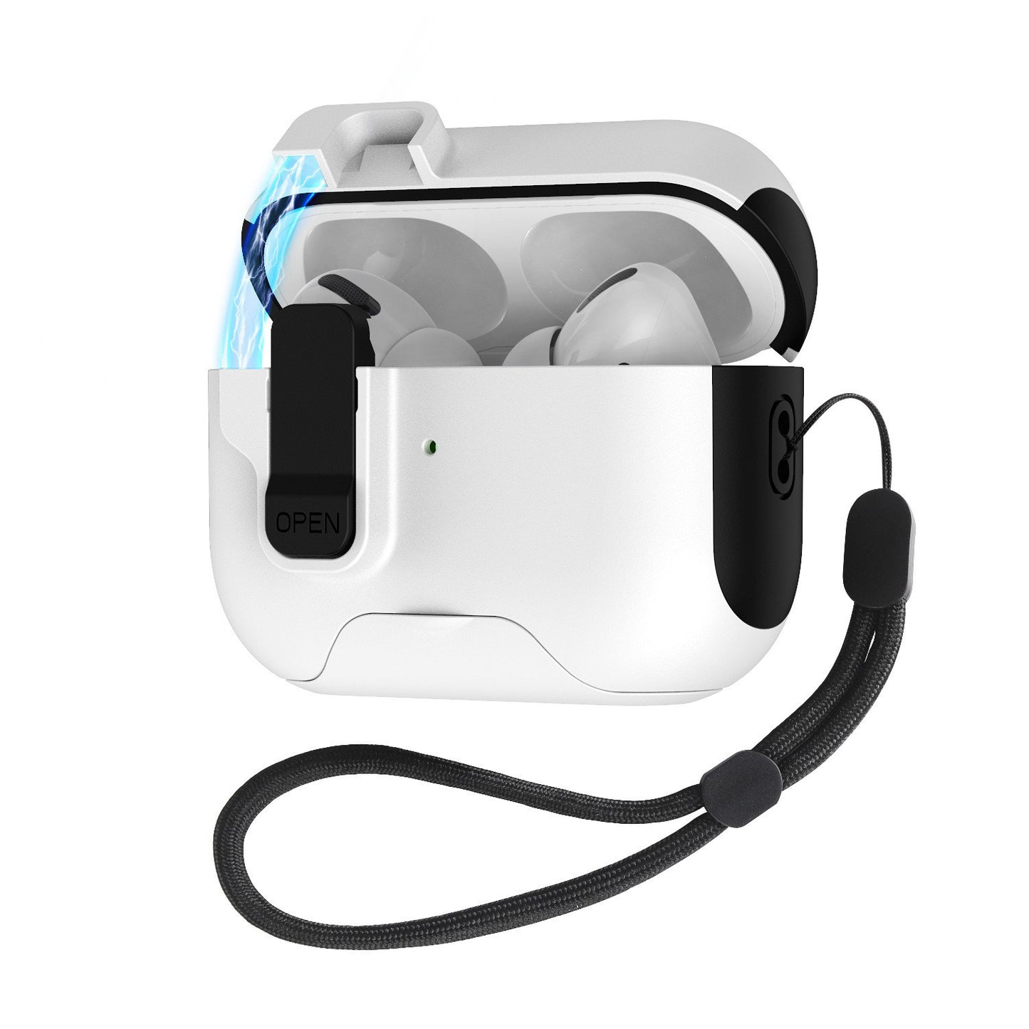 NexTECH® | Lock-Clip AirPods Pro Case with Built-in Stand