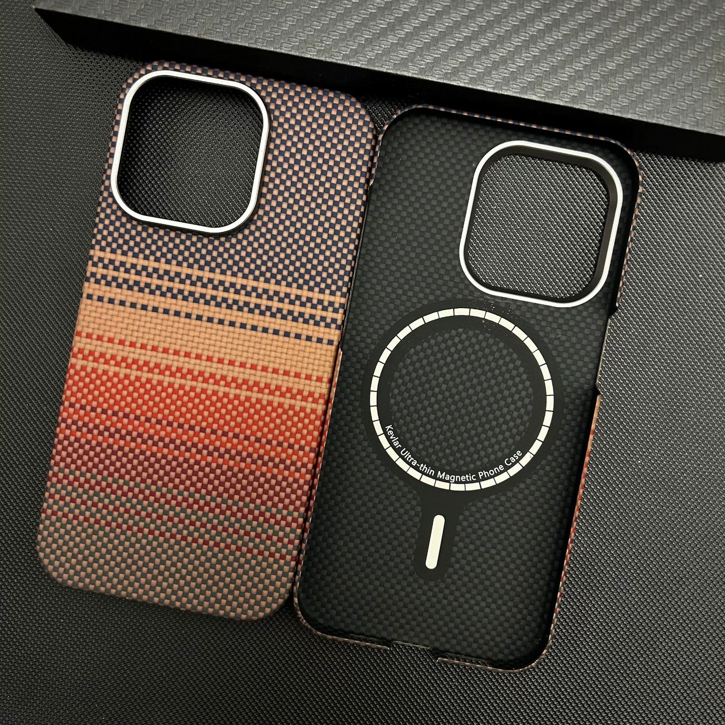 NexTECH® | Shockproof Aramid Woven MagSafe Case for iPhone 17 Series