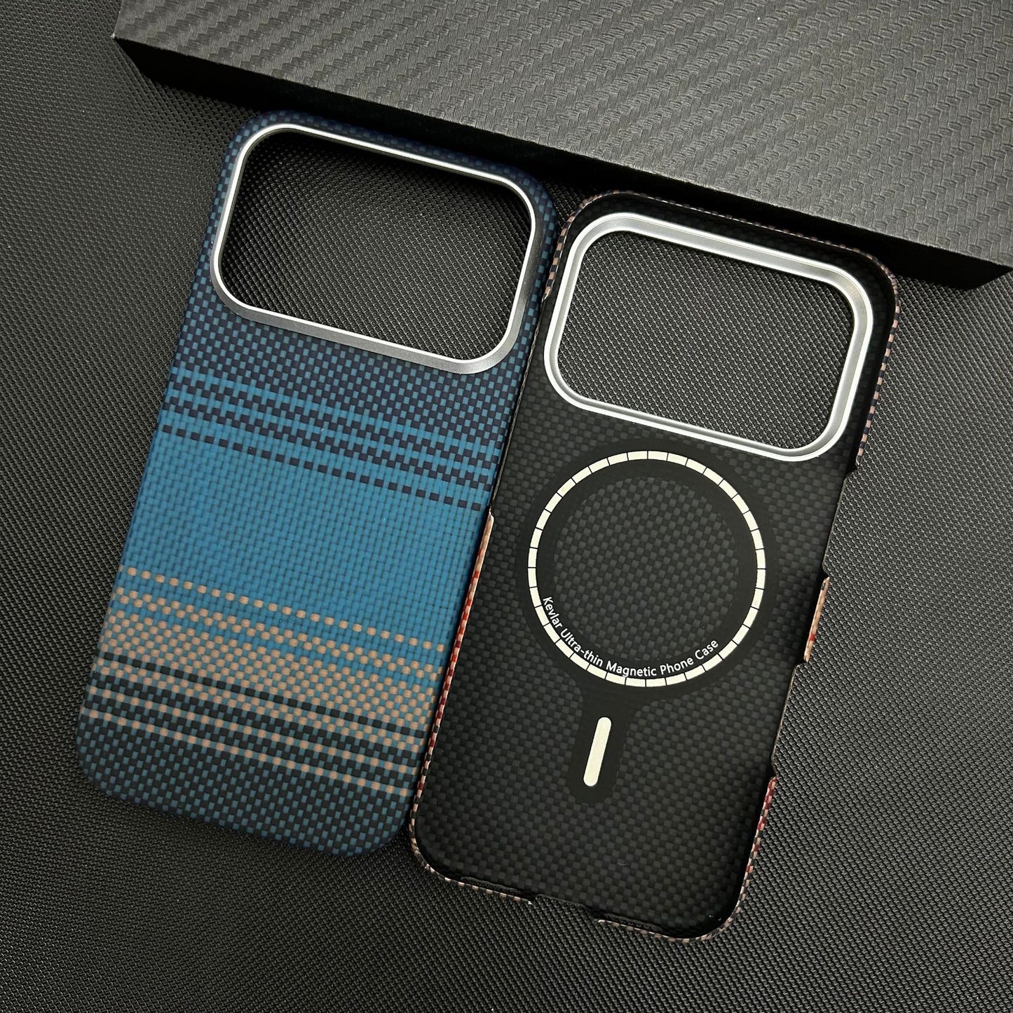 NexTECH® | Shockproof Aramid Woven MagSafe Case for iPhone 17 Series