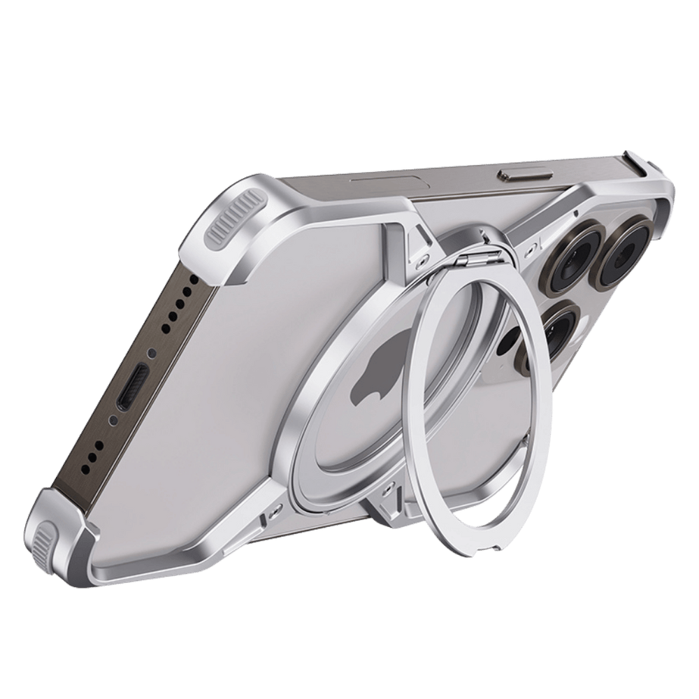 NexTECH® | Boundless Aluminum Alloy Case with 360° Magnetic Kickstand for iPhone