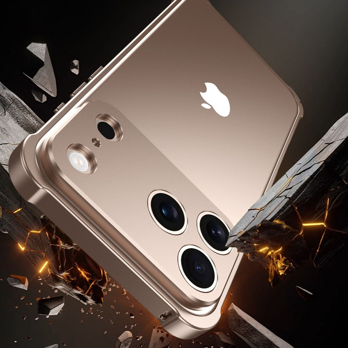 NexTECH® | Metal Bezel Case with Corner Protection for iPhone
