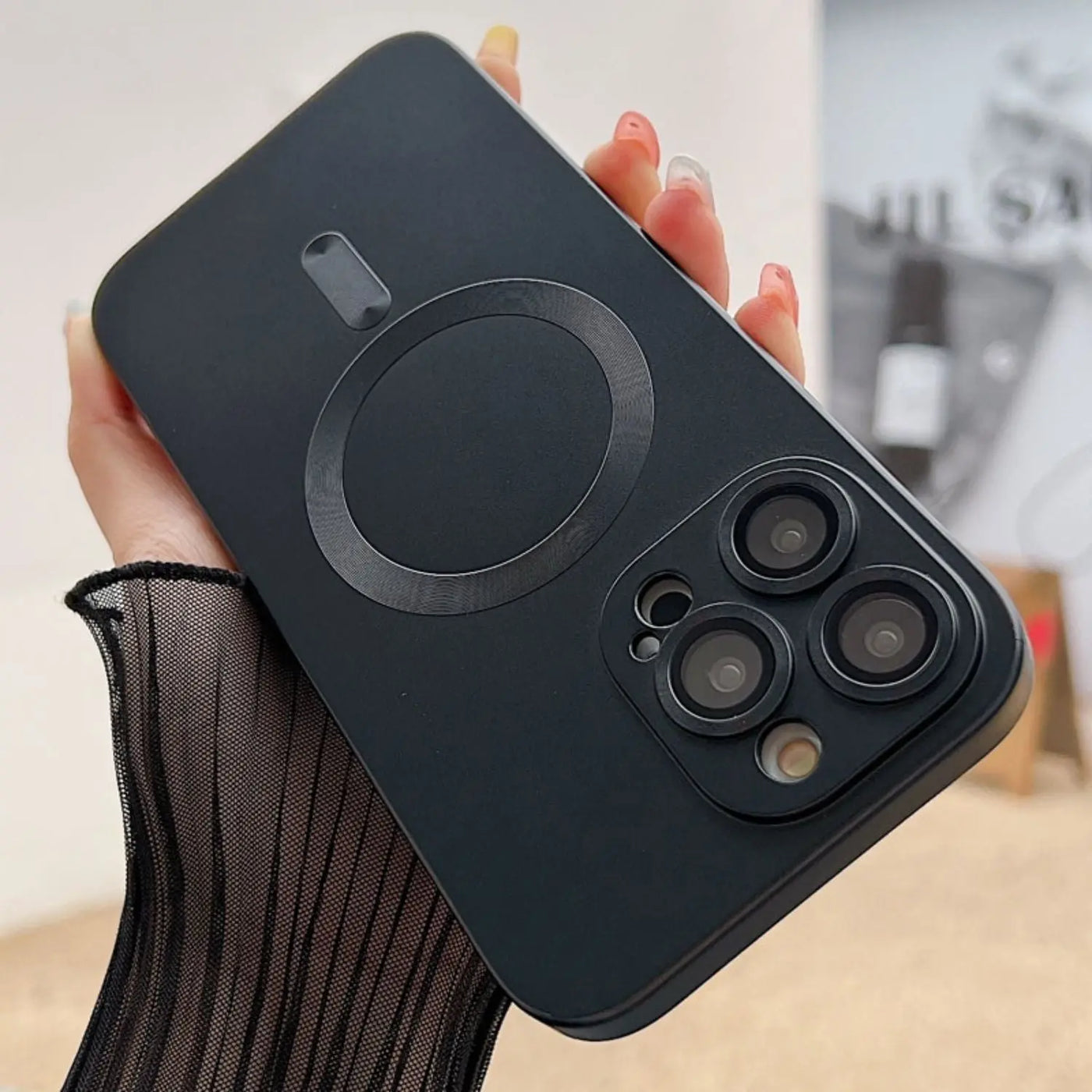 NexTECH® | Ultra-Thin Magnetic Case with Lens Protection for iPhone