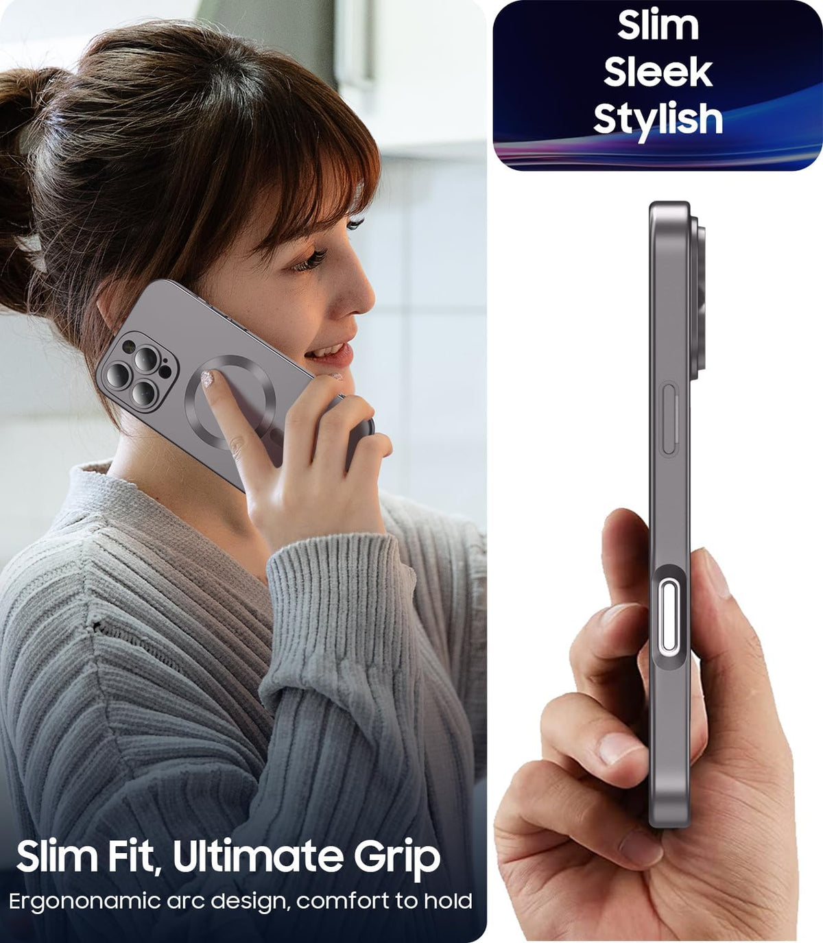 NexTECH® | Ultra-Thin Magnetic Case with Lens Protection for iPhone