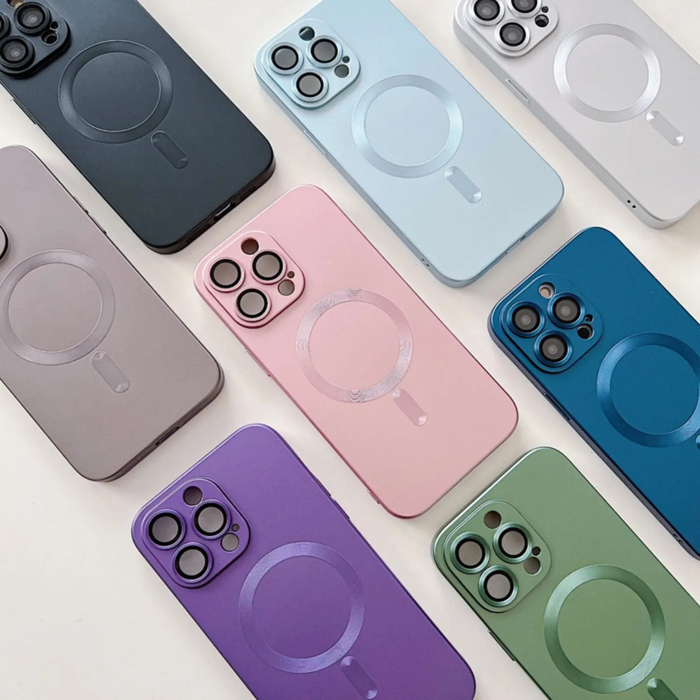 NexTECH® | Ultra-Thin Magnetic Case with Lens Protection for iPhone
