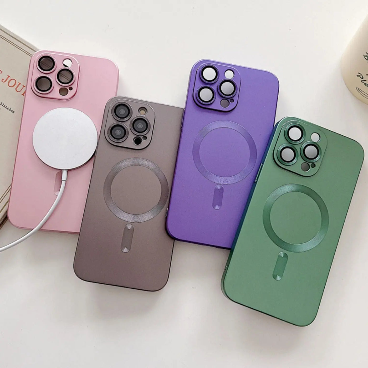 NexTECH® | Ultra-Thin Magnetic Case with Lens Protection for iPhone
