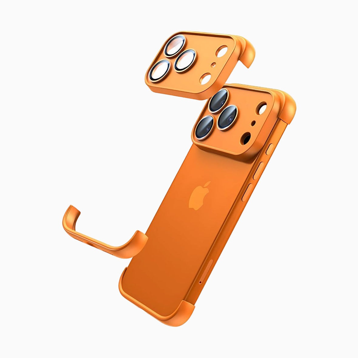 NexTECH® | Bezel-less Shockproof Case with Corner Pads & Lens Protection for iPhone
