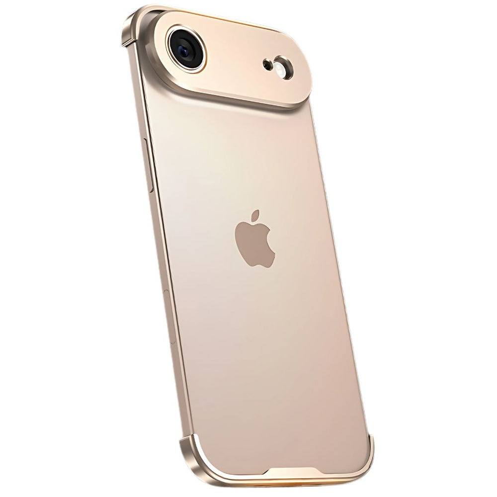 NexTECH® | Metal Bezel-Less Shockproof Case with Corner Pads & Lens Protection for iPhone - NexTECH - iPhone 17