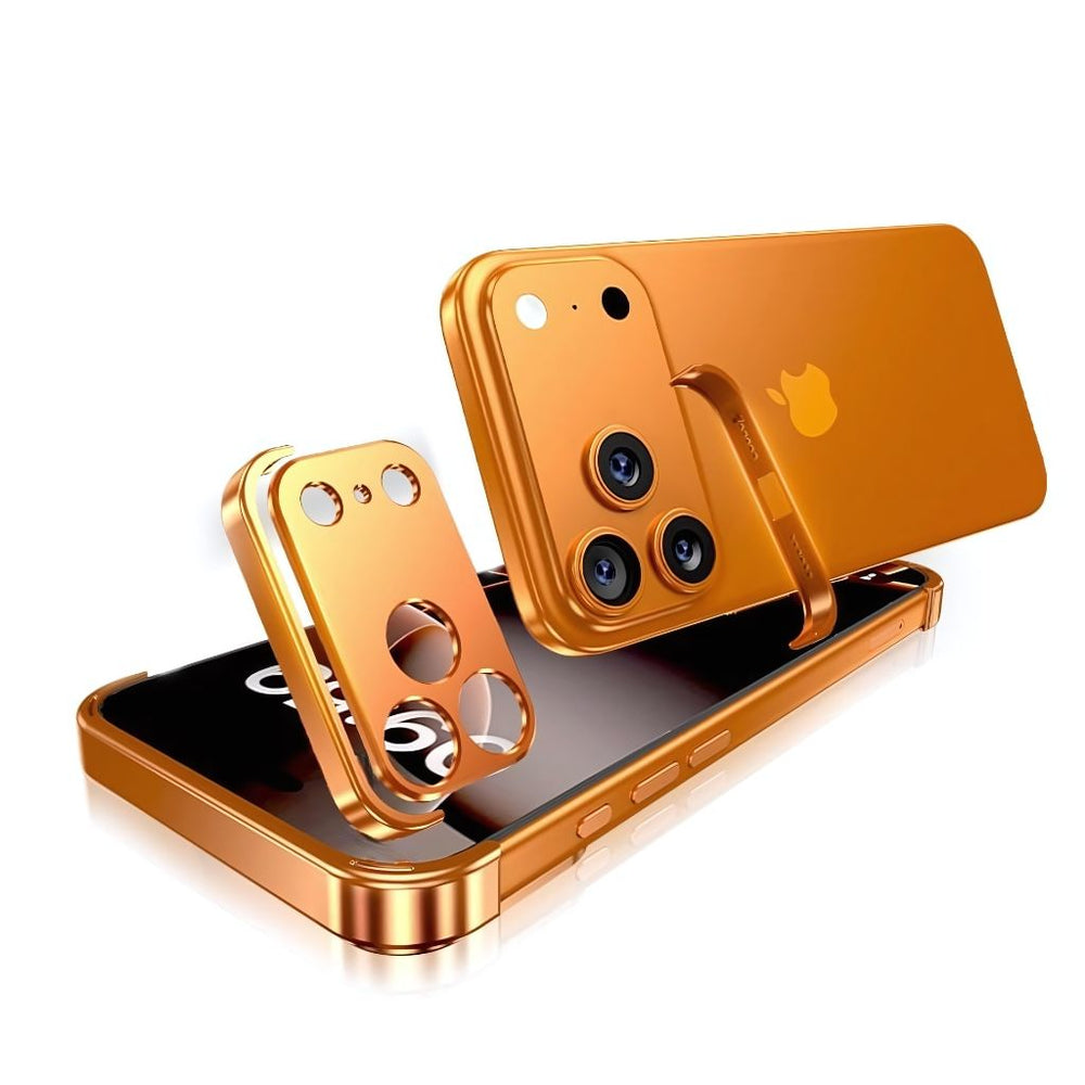 NexTECH® | Metal Bezel-Less Shockproof Case with Corner Pads & Lens Protection for iPhone - NexTECH - iPhone 17