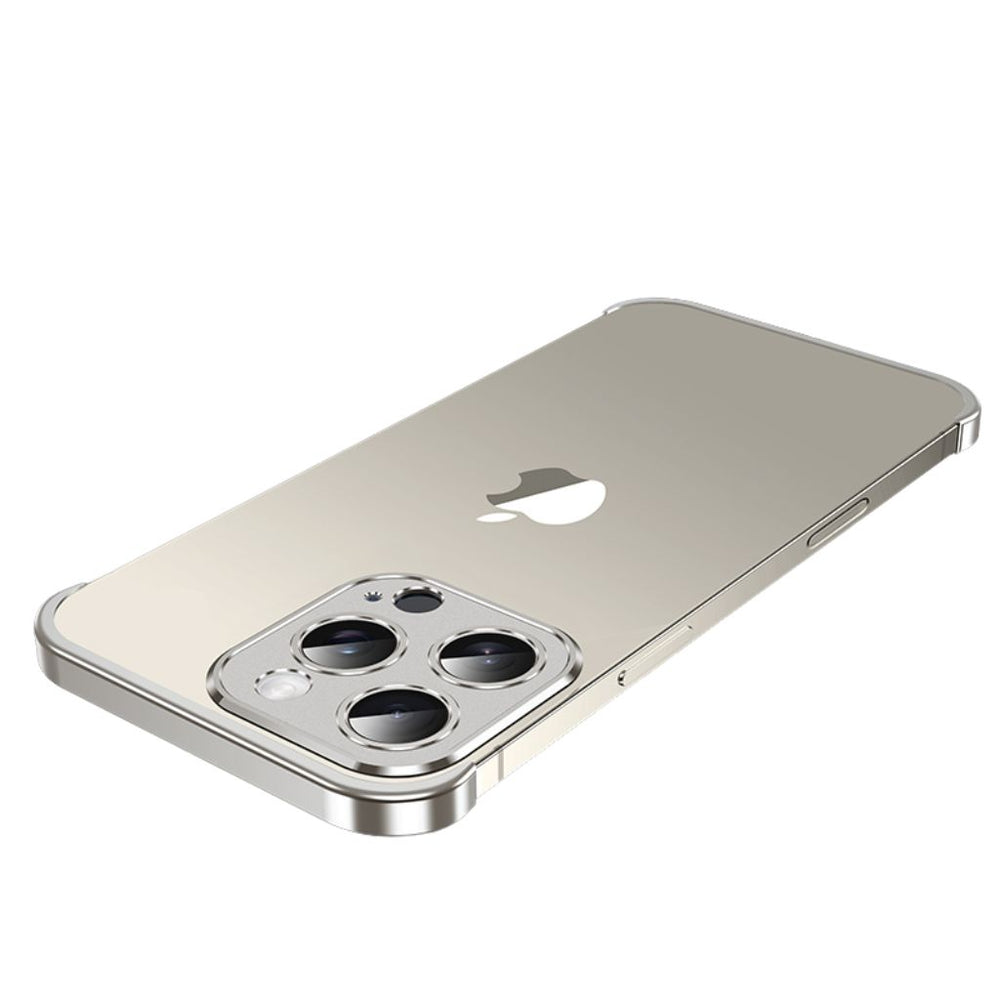 NexTECH® | Metal Bezel-Less Shockproof Case with Corner Pads & Lens Protection for iPhone - NexTECH - iPhone 17