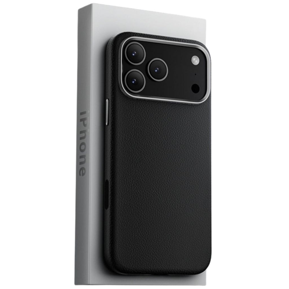 NexTECH® | Vegan Leather Case with AI Button for iPhone 17 Pro/Max/Air