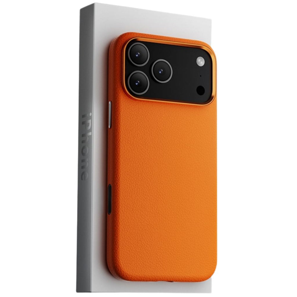 NexTECH® | Vegan Leather Case with AI Button for iPhone 17 Pro/Max/Air