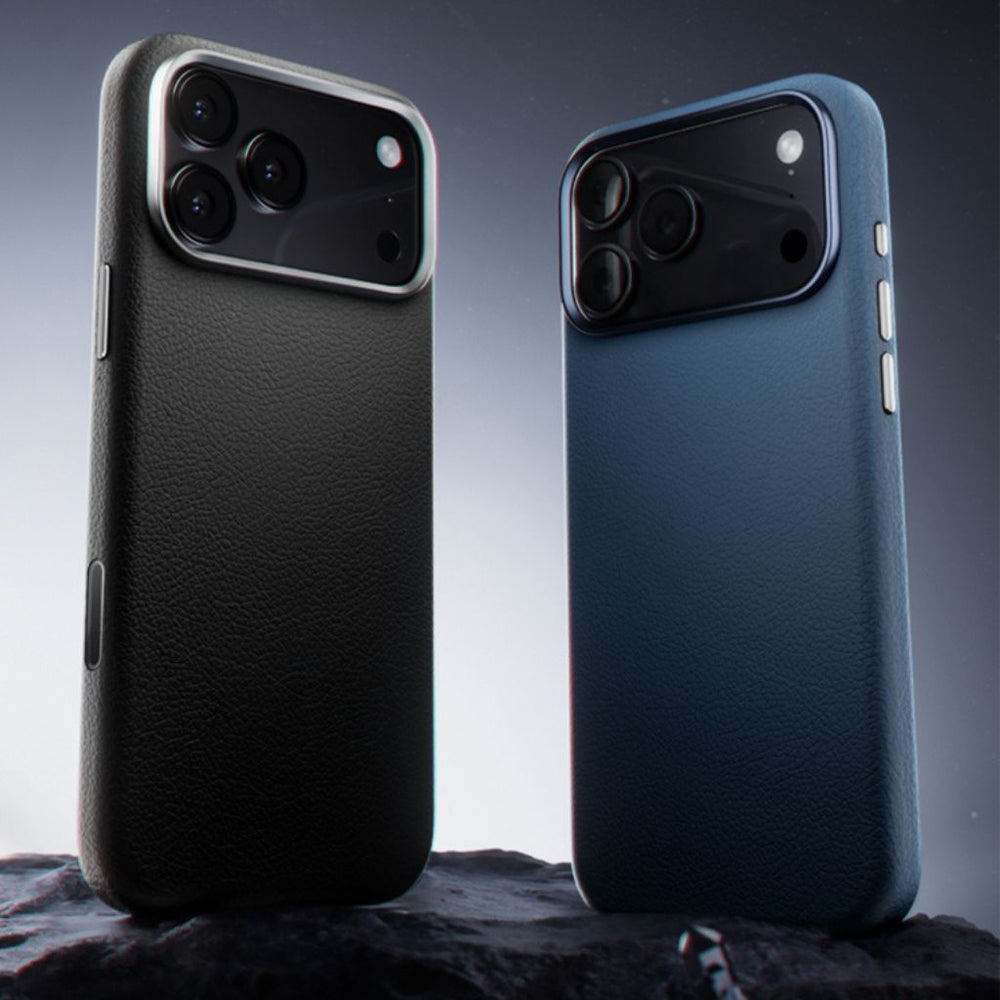 NexTECH® | Vegan Leather Case with AI Button for iPhone 17 Pro/Max/Air