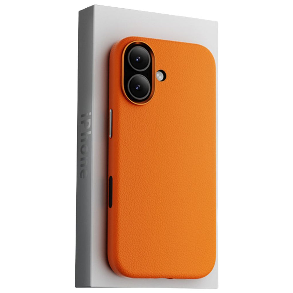 NexTECH® | Vegan Leather Case with AI Button for iPhone 17 Pro/Max/Air