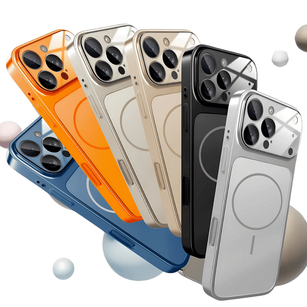 NexTECH® | Frosted Magnetic Shockproof Full-Cover Case for iPhone