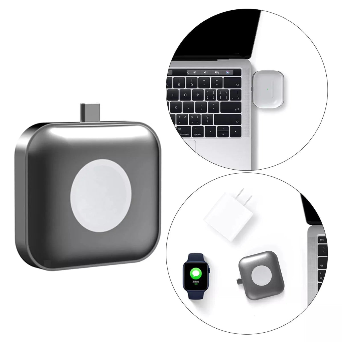 NexTECH® | 2-in-1 Wireless Charger for AirPods and Apple Watch - NexTECH