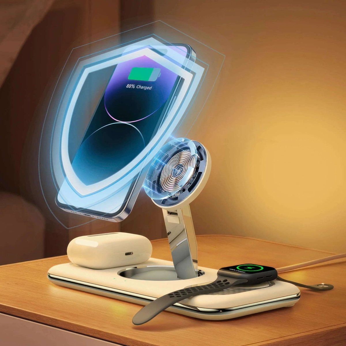 NexTECH® | 3-in-1 Foldable Wireless Charging Station - NexTECH