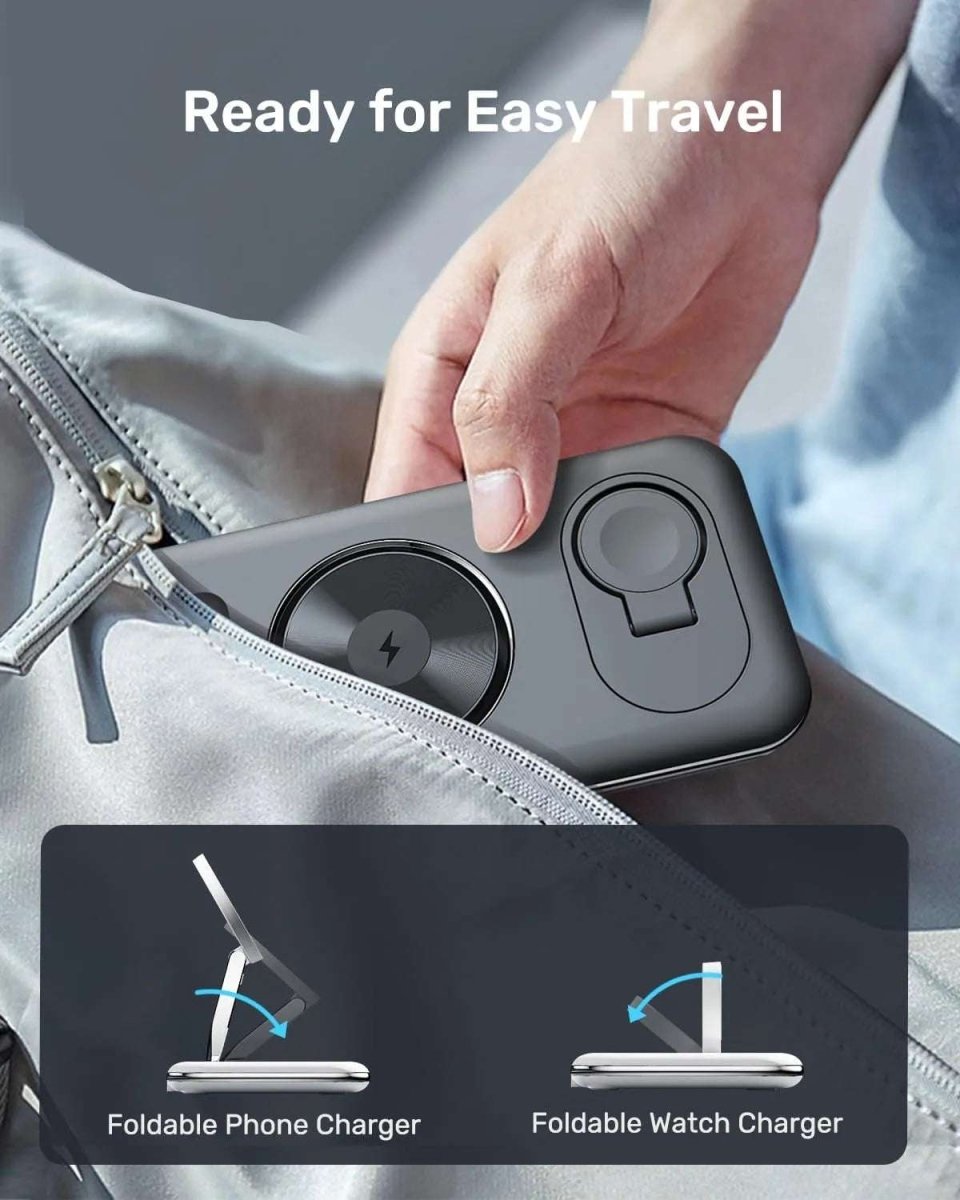 NexTECH® | 3-in-1 Foldable Wireless Charging Station - NexTECH