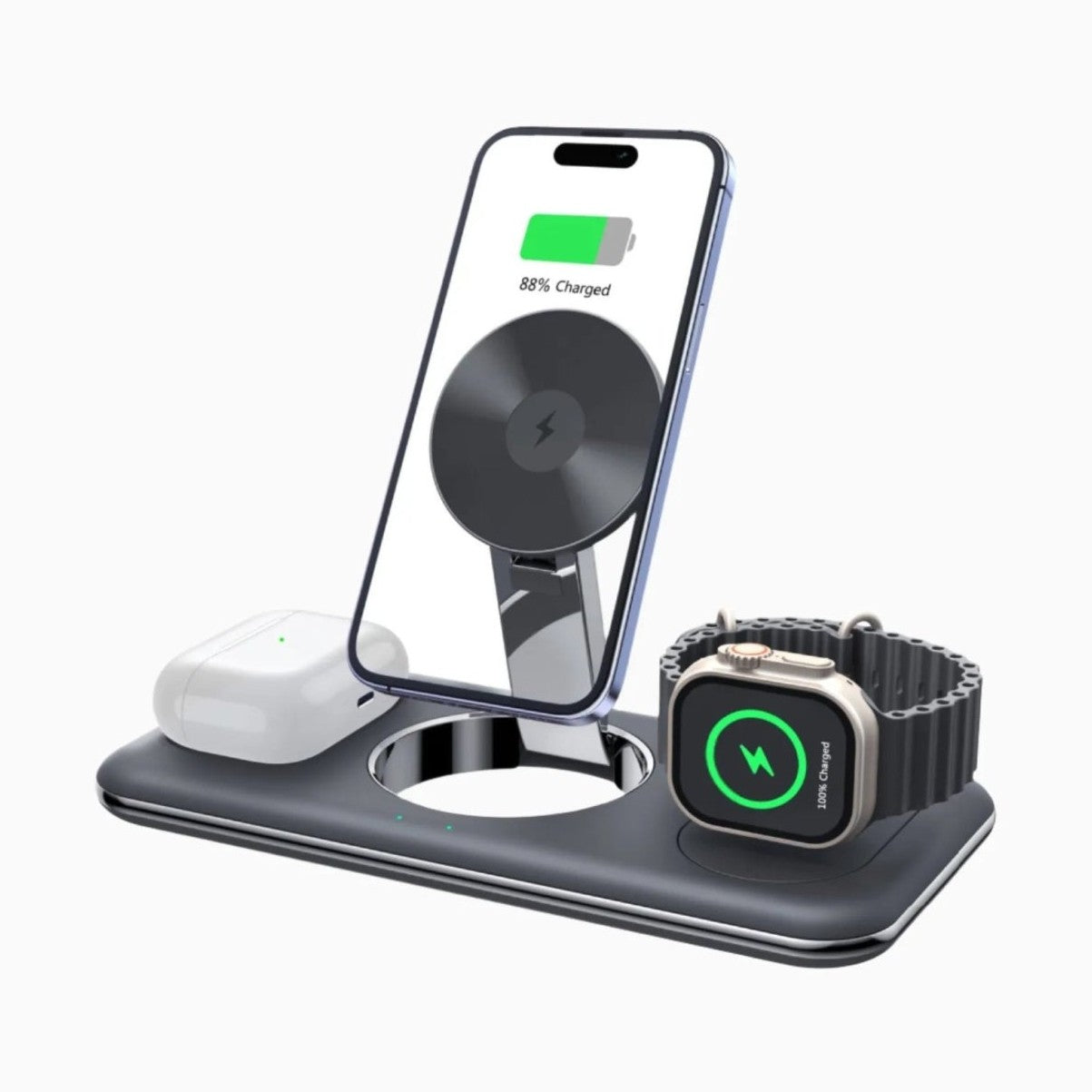 NexTECH® | 3-in-1 Foldable Wireless Charging Station - NexTECH