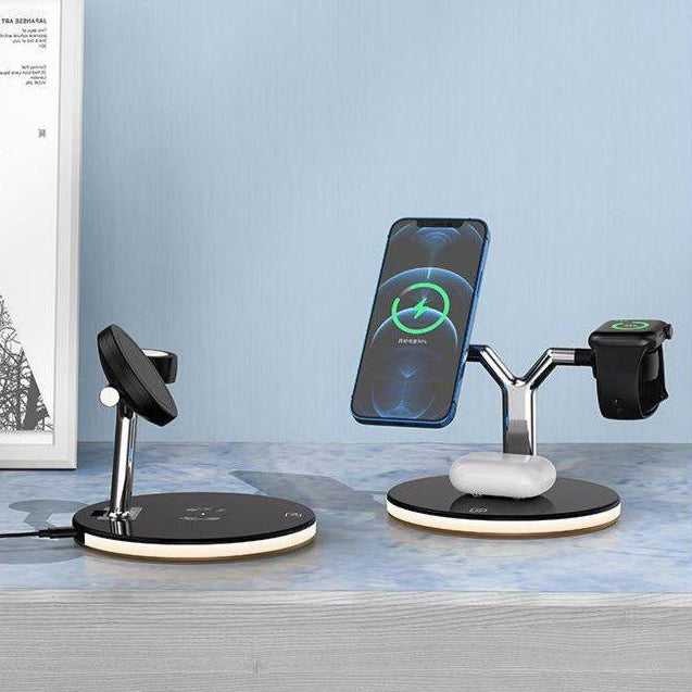 NexTECH® | 3-in-1 Magnetic Fast Wireless Charging station - NexTECH