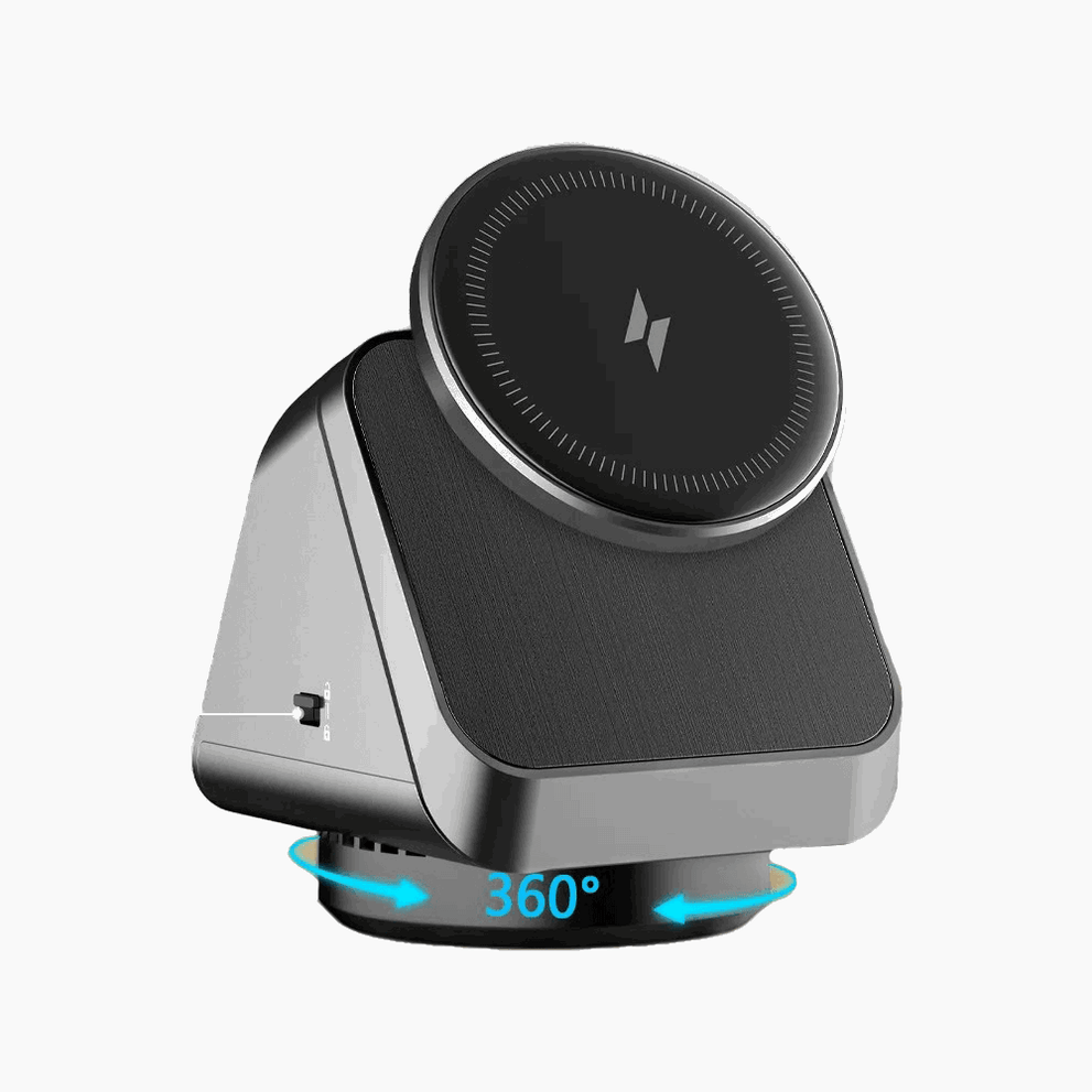 NexTECH® | 3-in-1 MagSafe Rotatable Wireless Charging Station