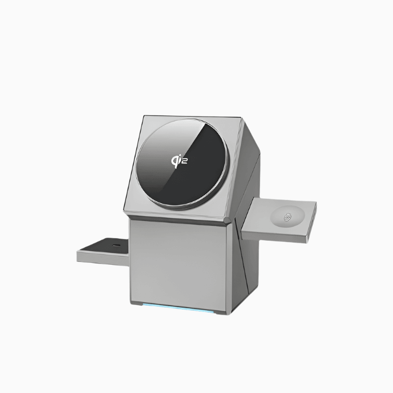 NexTECH® | 3-in-1 MagSafe Rotating Wireless Charging Station