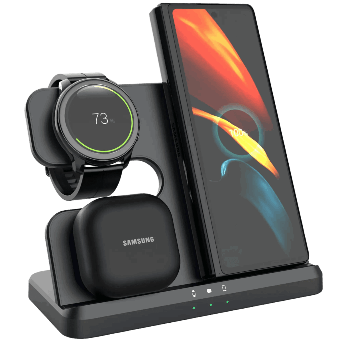 NexTECH® | 3-in-1 Wireless Charger for Samsung - NexTECH