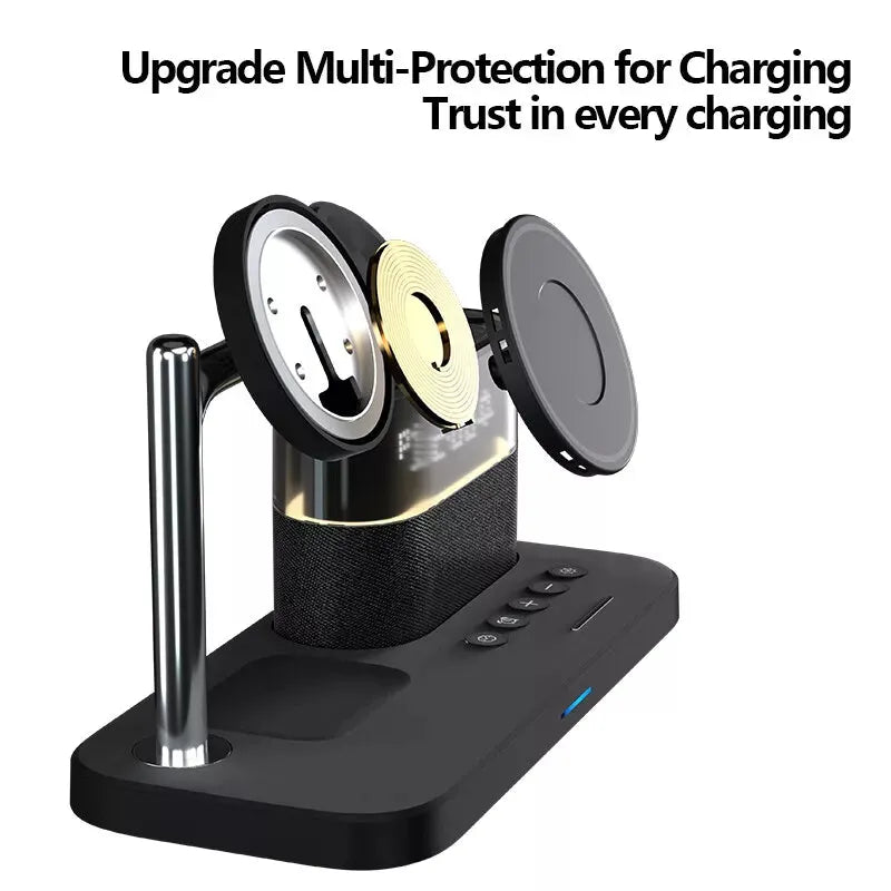 NexTECH® | 3 - in - 1 Wireless Charger With Alarm Clock - NexTECHCJYD195537501AZ