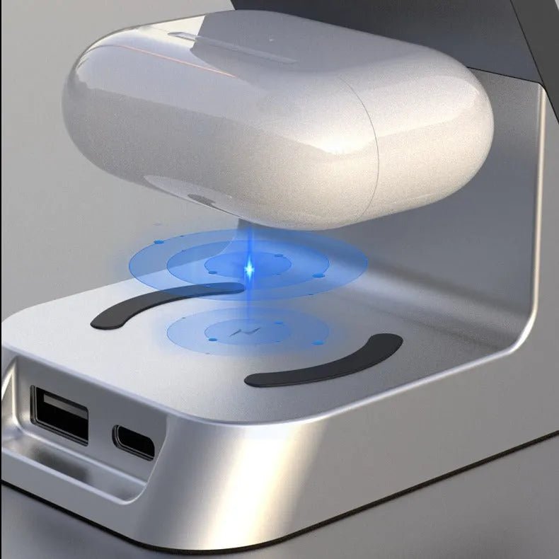 NexTECH® | 3-in-1 Wireless Charger with LED Clock - NexTECH