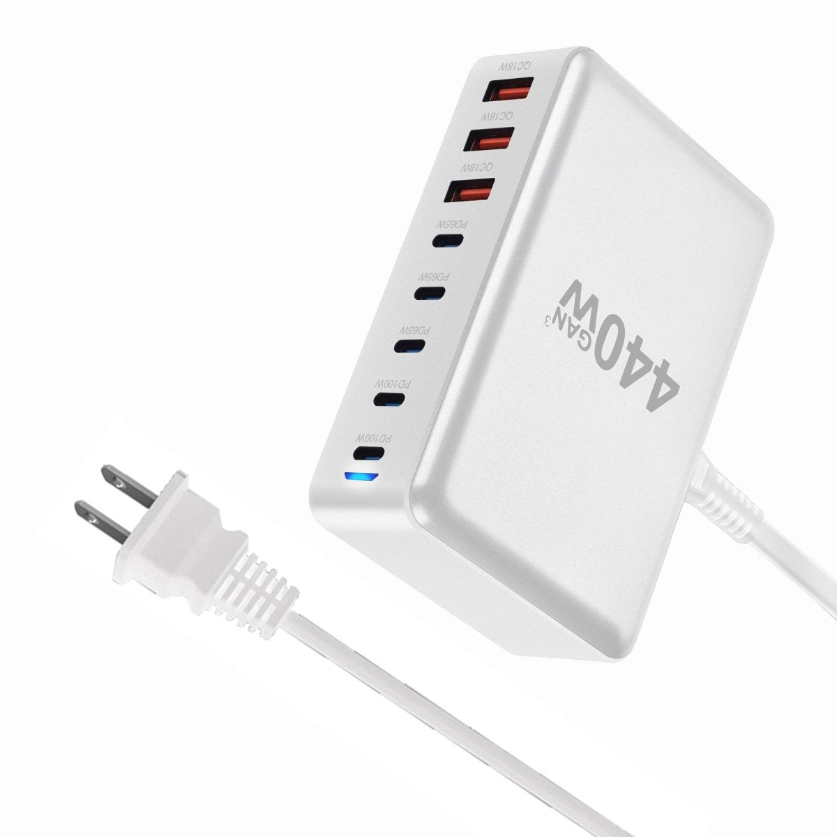 NexTECH® | 440W output GaN 8-Port USB-C Charger - NexTECH