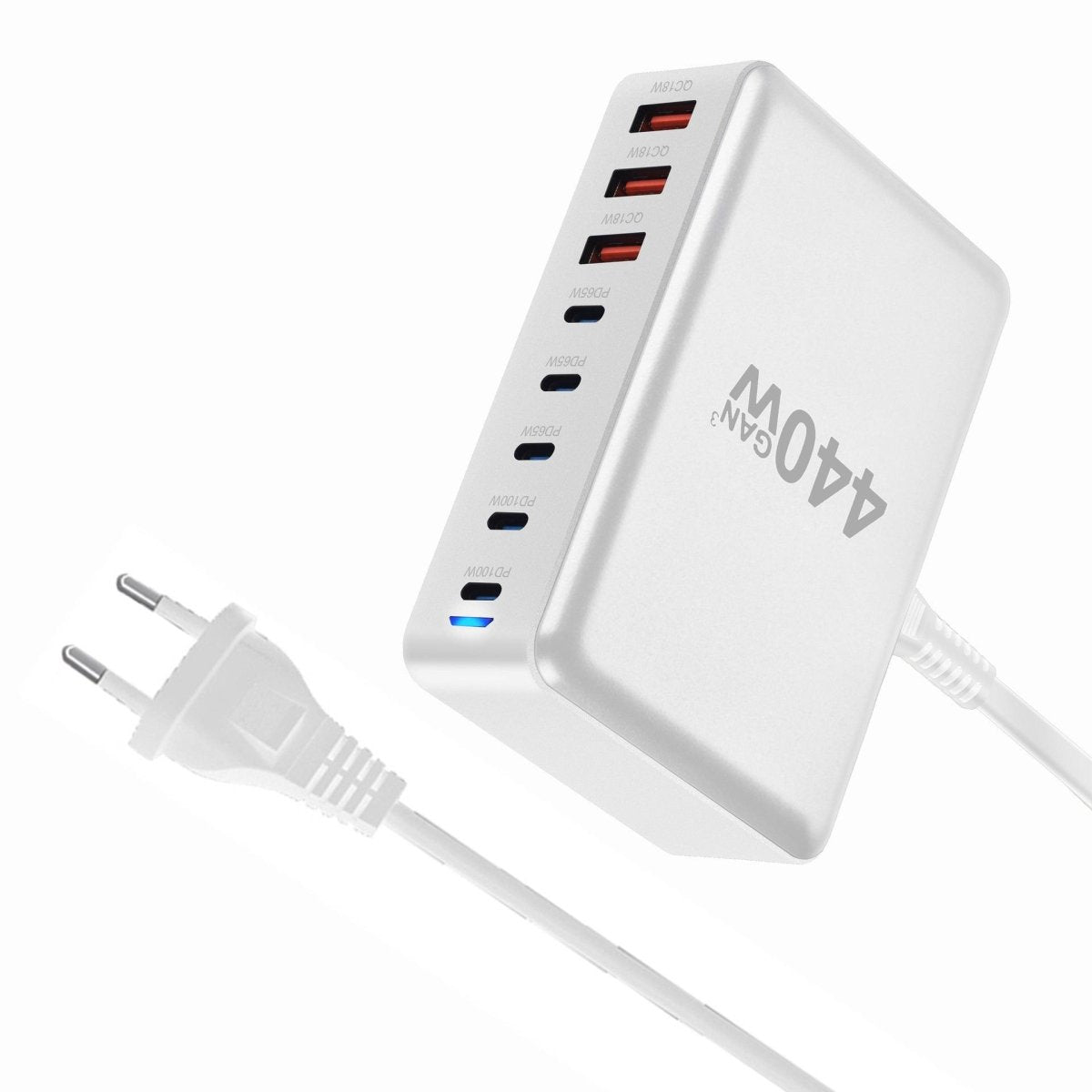NexTECH® | 440W output GaN 8-Port USB-C Charger - NexTECH