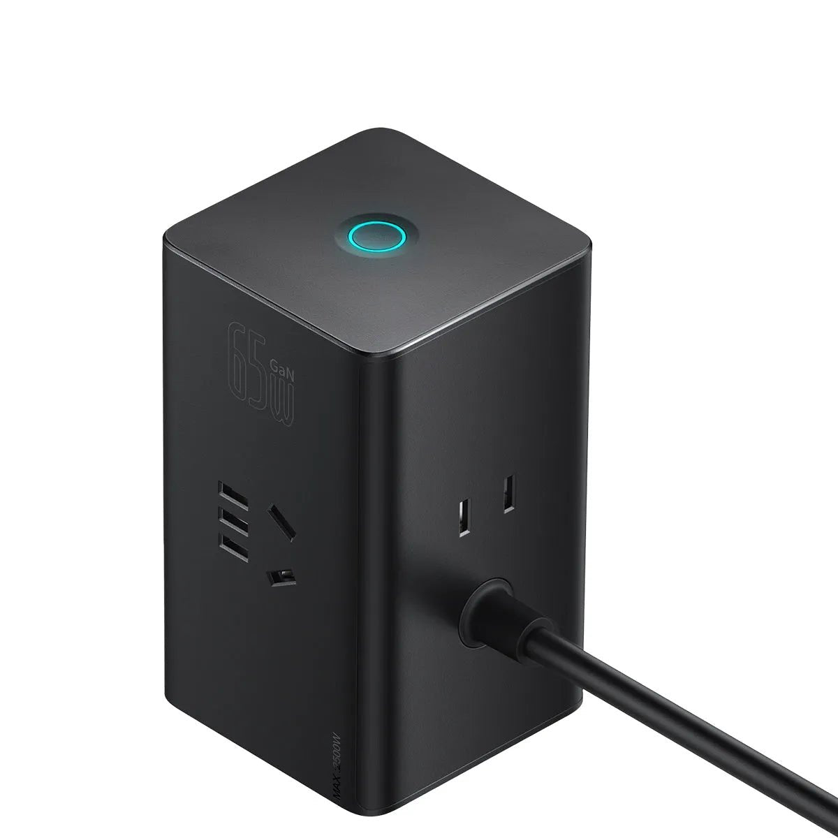 NexTECH® | 65W GaN Multiport Phone Charger With Retractable Cable - NexTECH