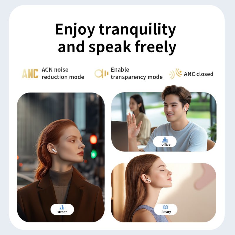 NexTECH® | AI Translation In - ear Earbuds with LCD Screen - NexTECH5879413783983