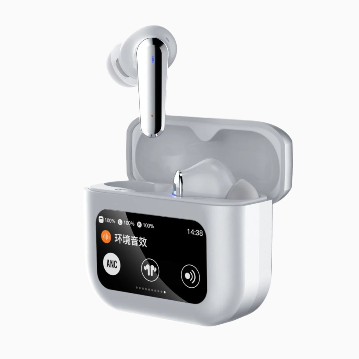 NexTECH® | AI Translation Smart Touch Wireless Earbuds with LCD Display