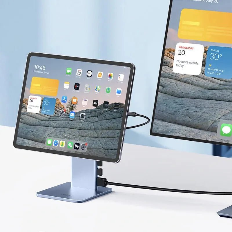 NexTECH® | Aluminum Magnetic Docking Station For iPad - NexTECH