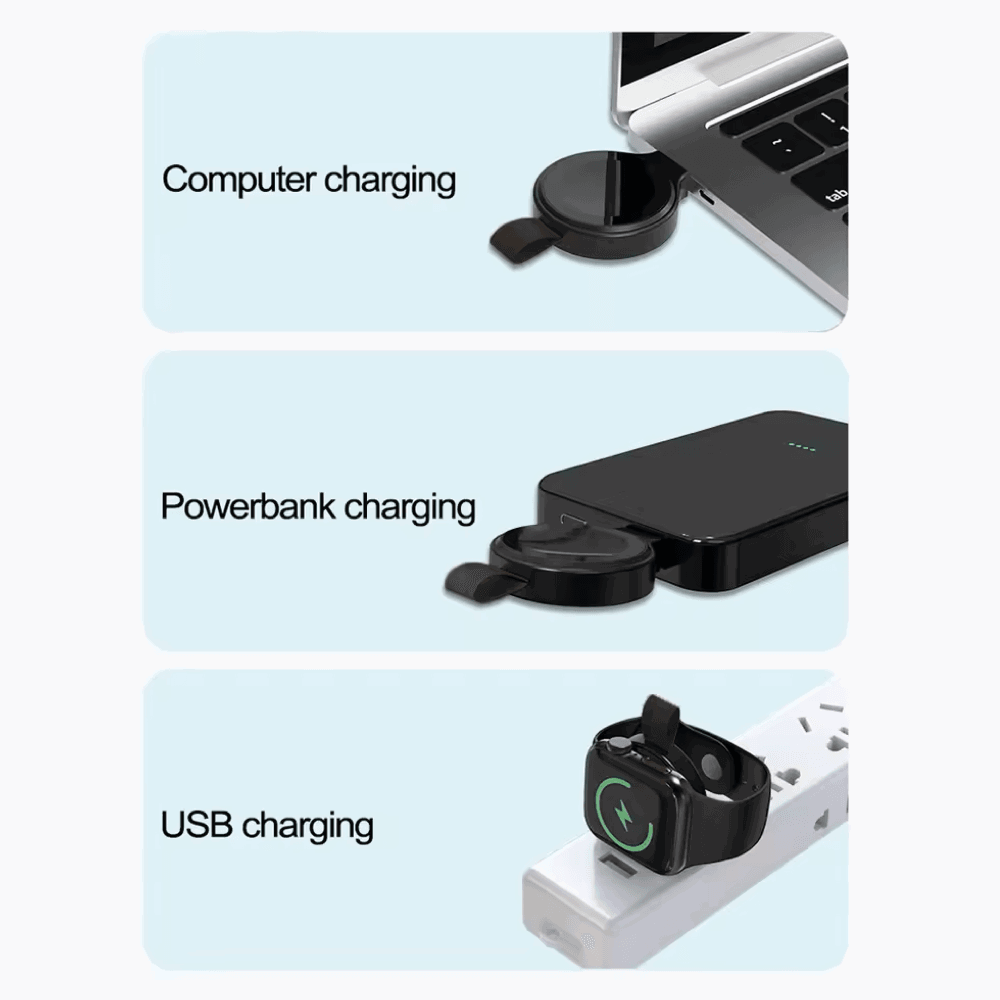 NexTECH® | Key Chain Mini Wireless Charger For Apple Watch - NexTECH