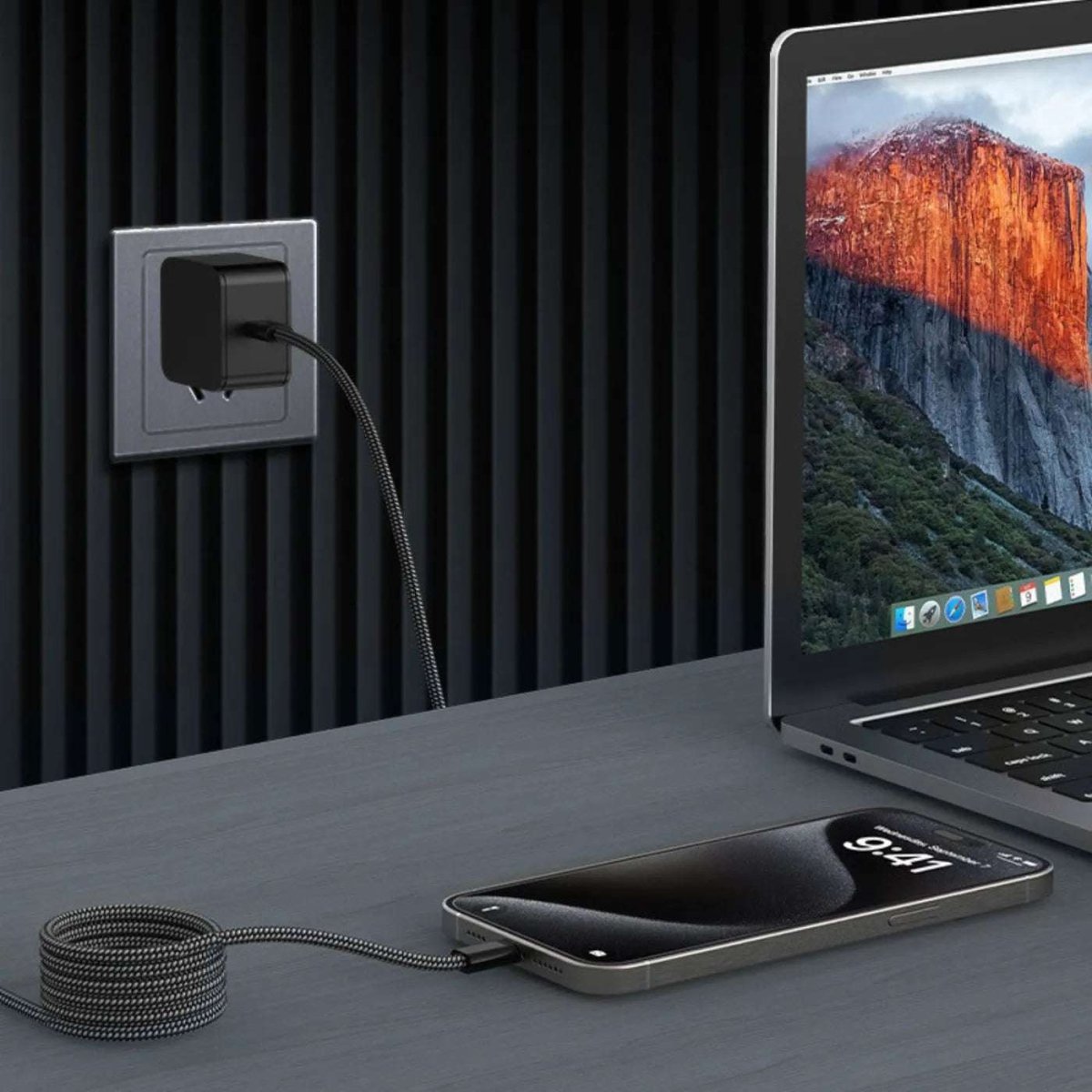 NexTECH® | Magnetic Coiling Fast Charging Cable(3.3ft/1m) - NexTECH