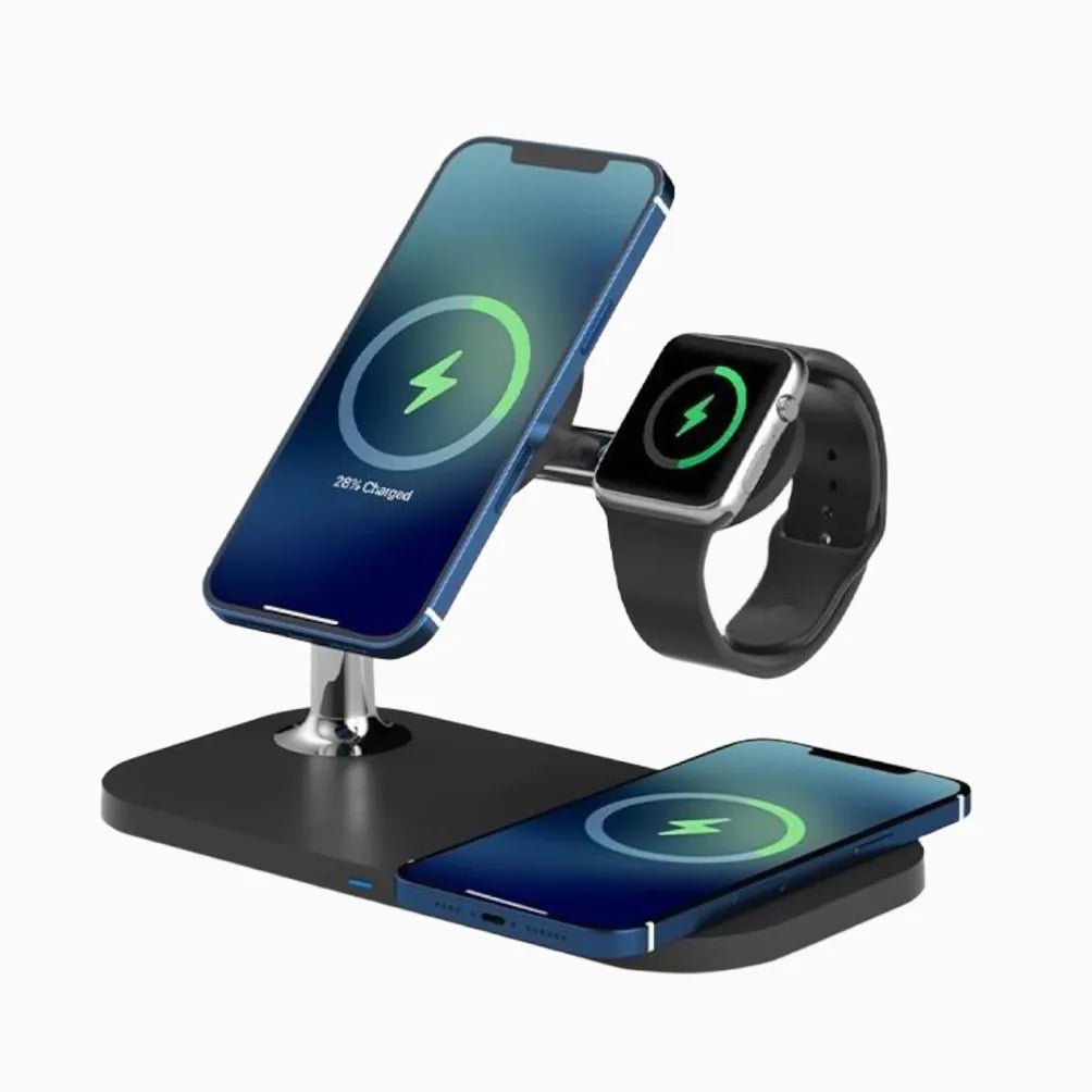 NexTECH® | Multifunction Magnetic 3-in-1 Wireless Charger for MagSafe - NexTECH