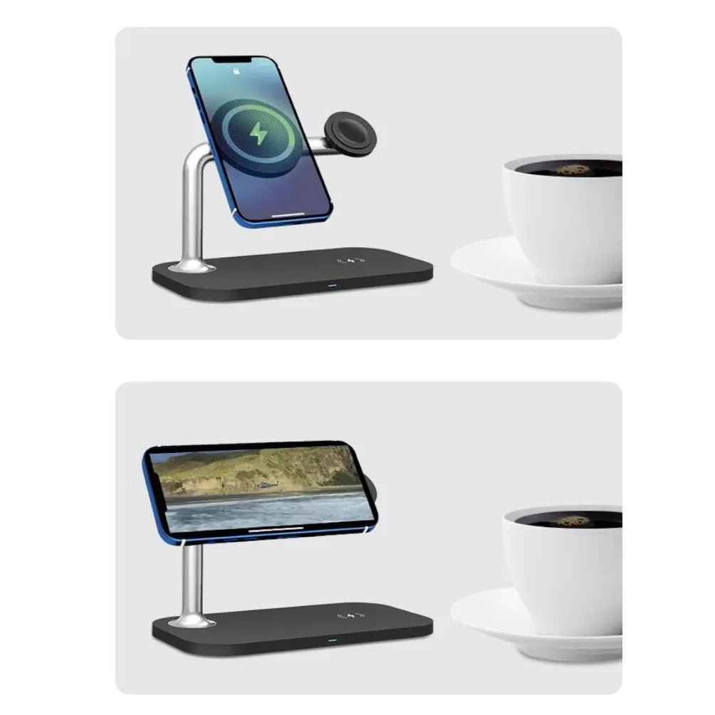 NexTECH® | Multifunction Magnetic 3-in-1 Wireless Charger for MagSafe - NexTECH