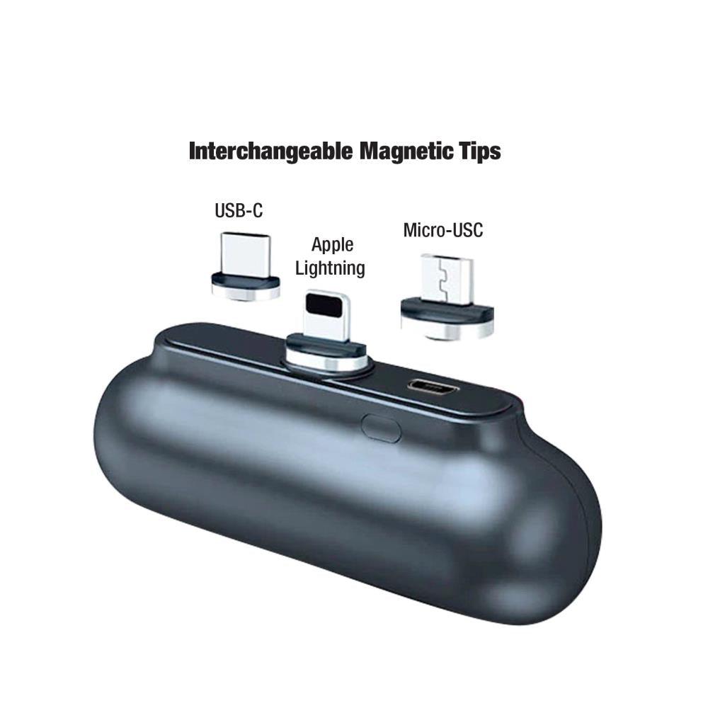 NexTECH® | Space Capsule Mini Magnetic Power Bank