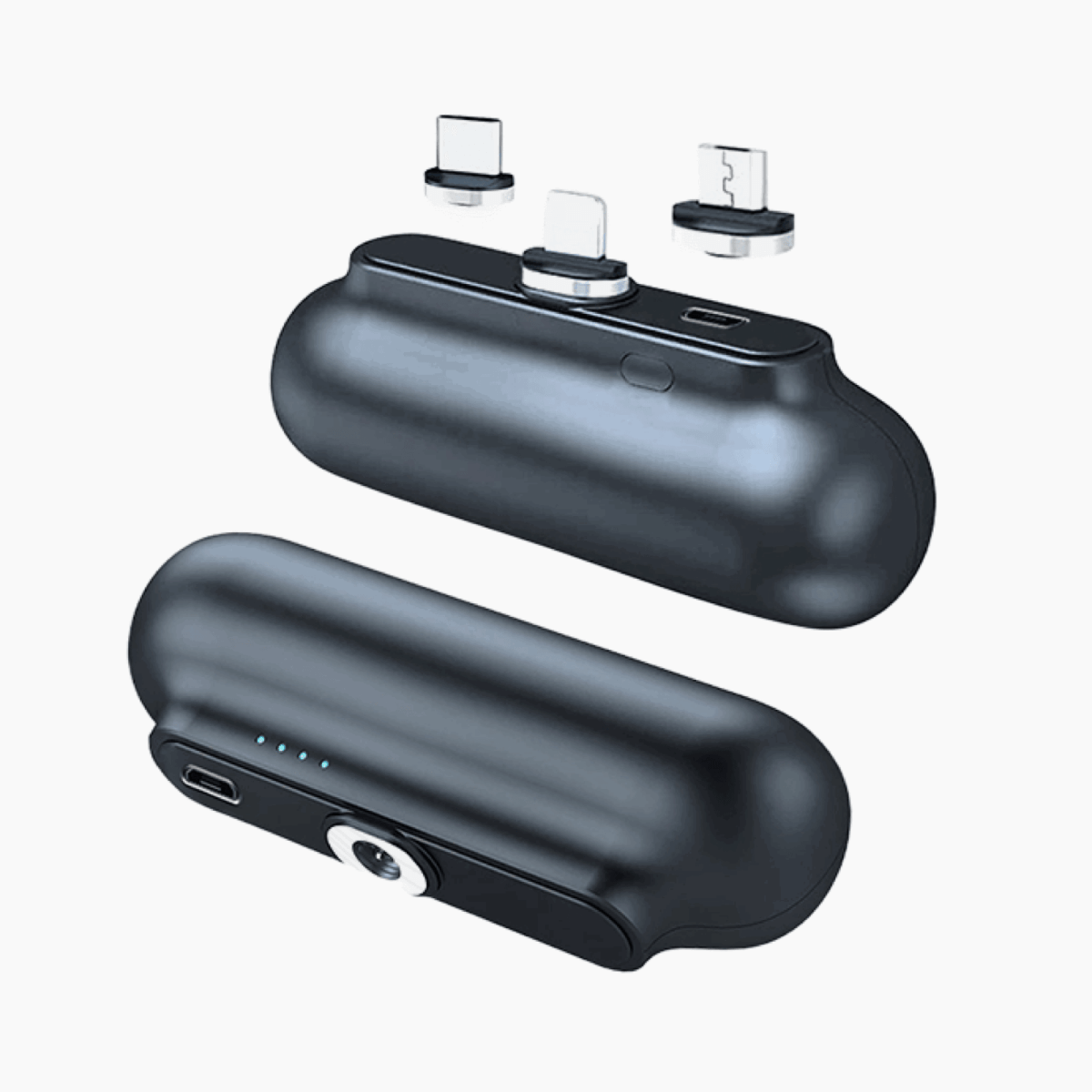 NexTECH® | Space Capsule Mini Magnetic Power Bank - NexTECHCJJJJTJT52487 - Black - 2600mah