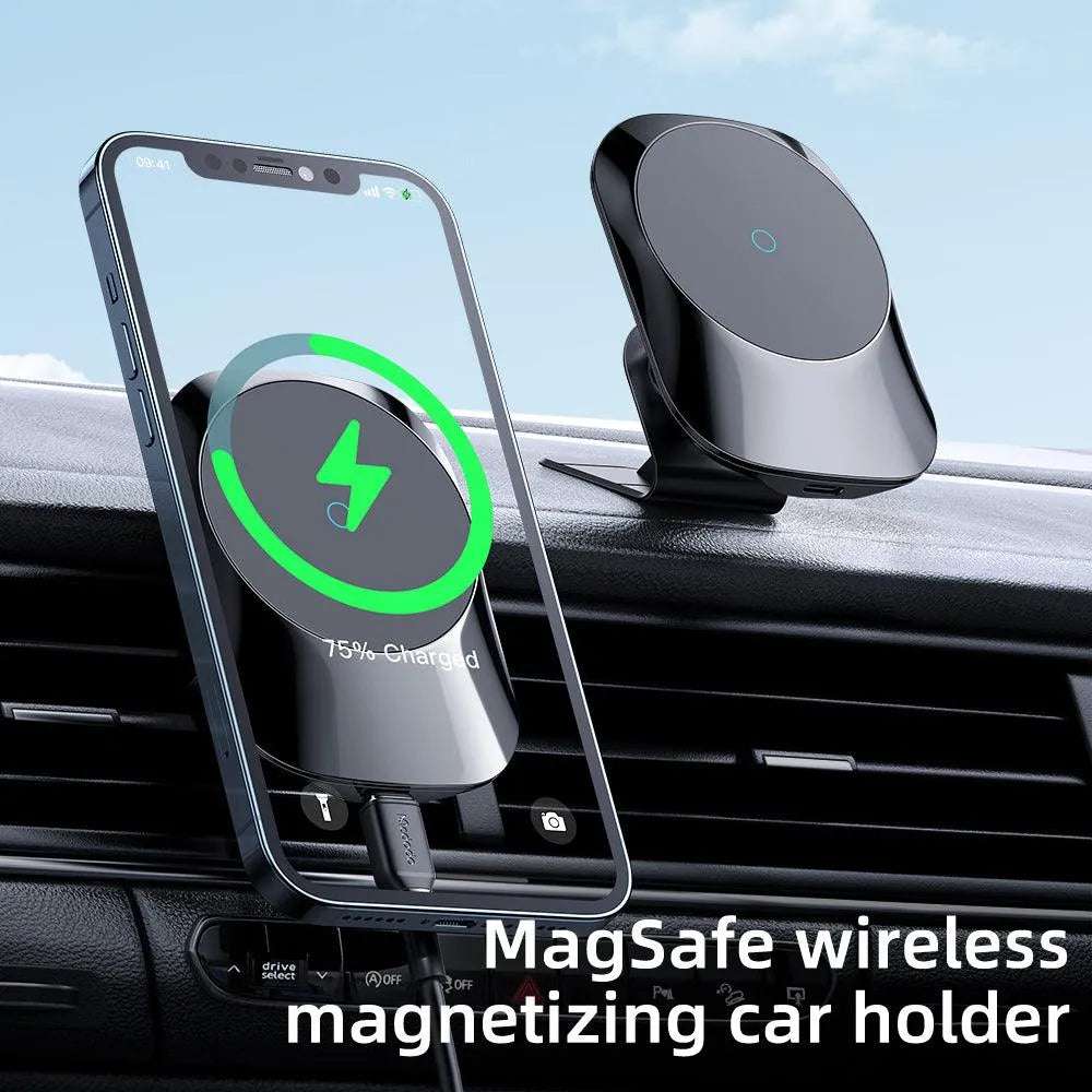 NexTECH® | Stylish Magnetic Wireless Car Charging Mount for Smartphones - NexTECH