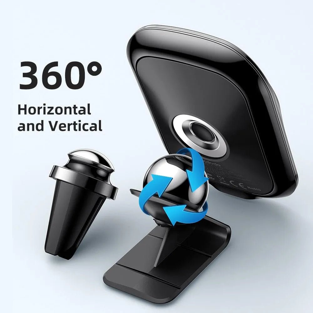NexTECH® | Stylish Magnetic Wireless Car Charging Mount for Smartphones - NexTECH
