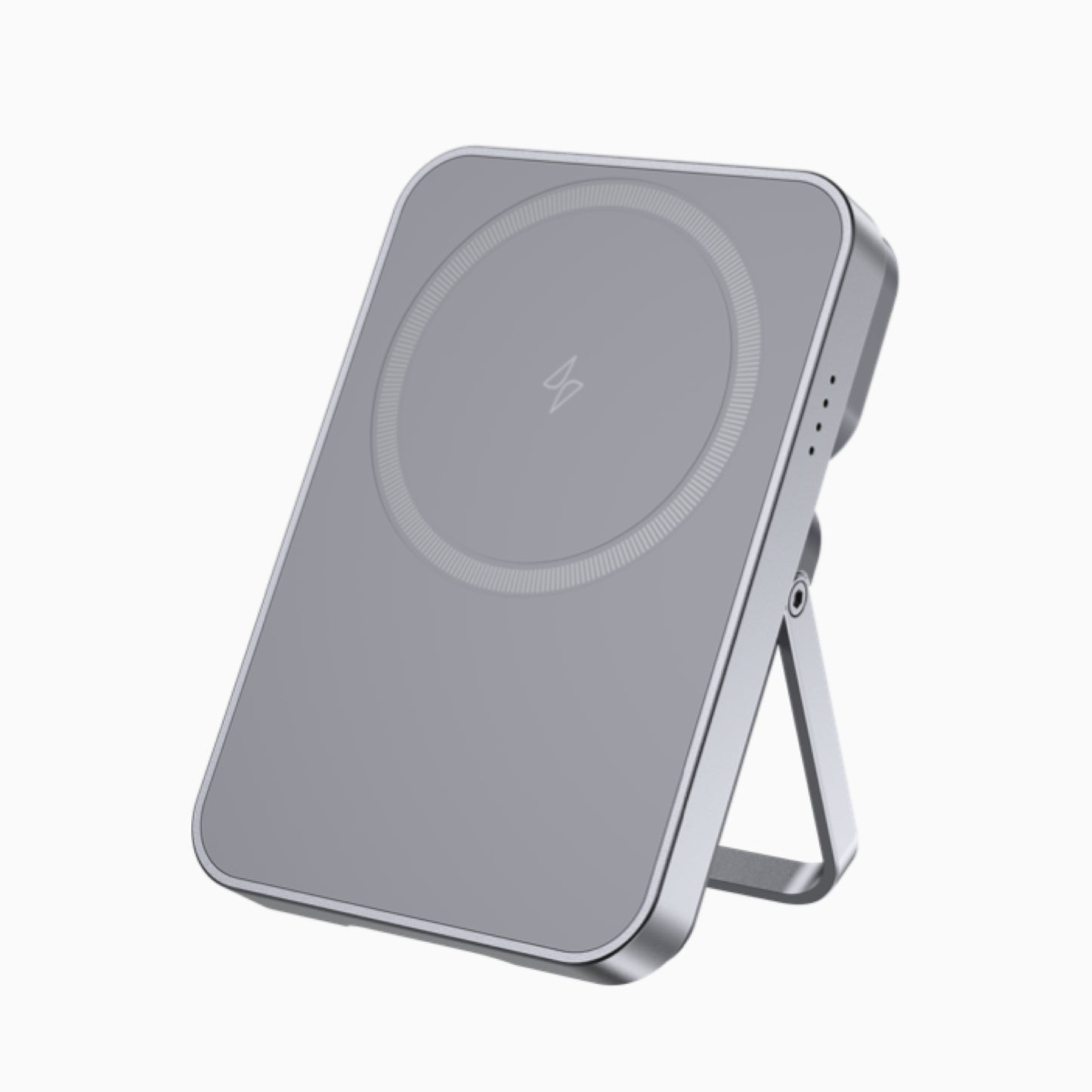 NexTECH® | Slim Metal MagSafe Power Bank with Watch Charging & Stand