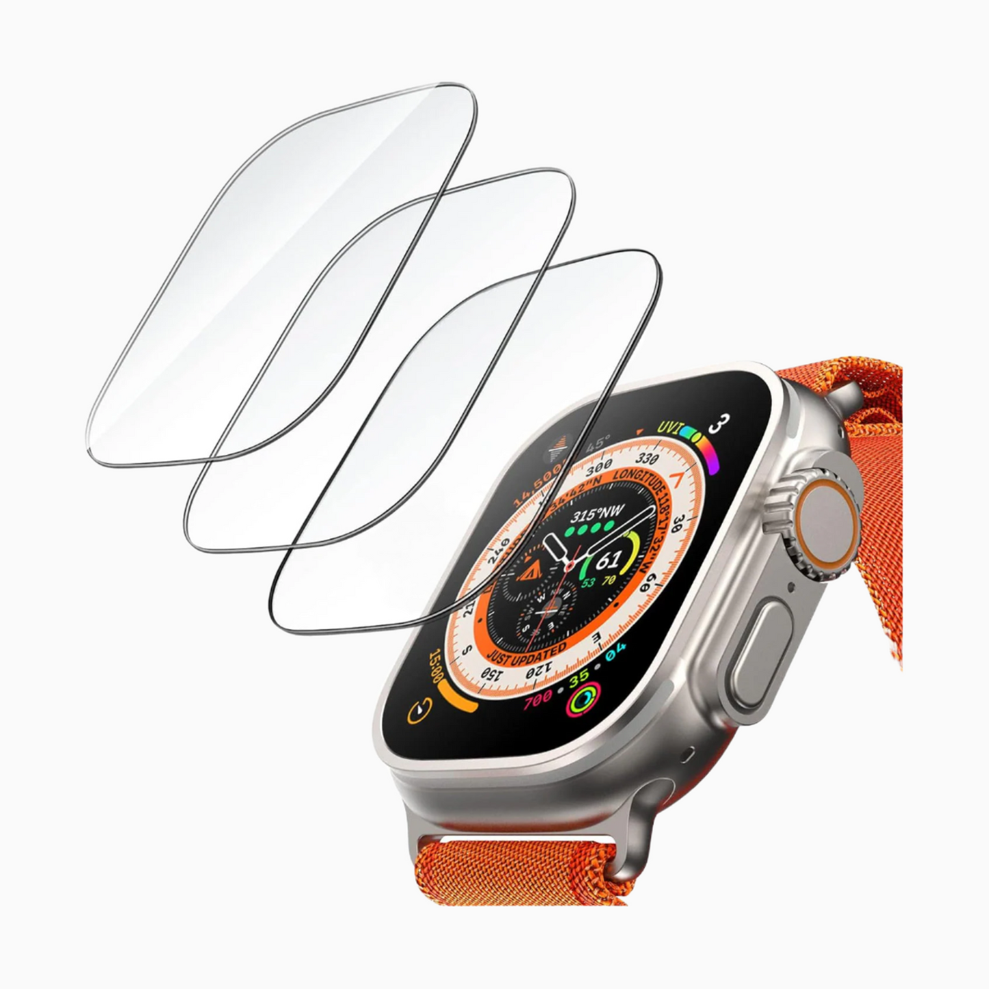 NexTECH® | Tempered Glass Screen Protector for Apple Watch