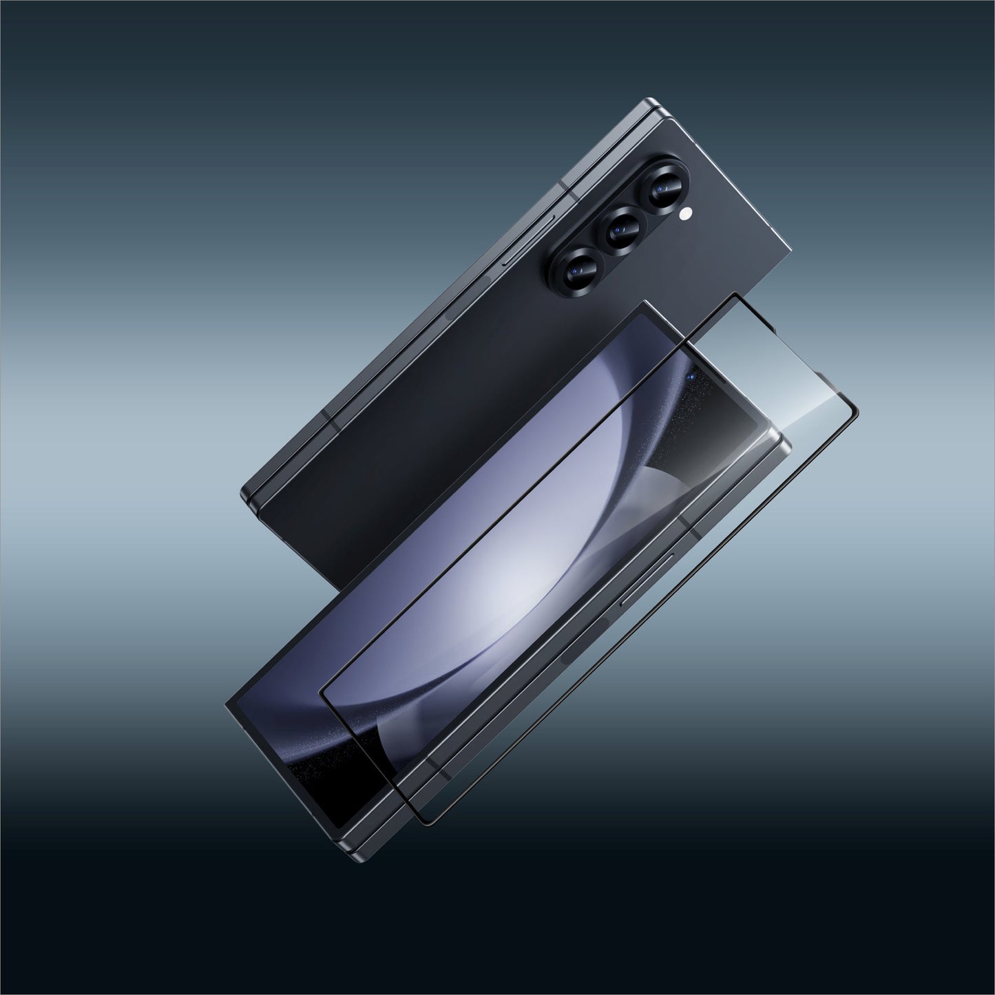 NexTECH® | Härdat glasskydd för framsidan av Samsung Z Fold-serien