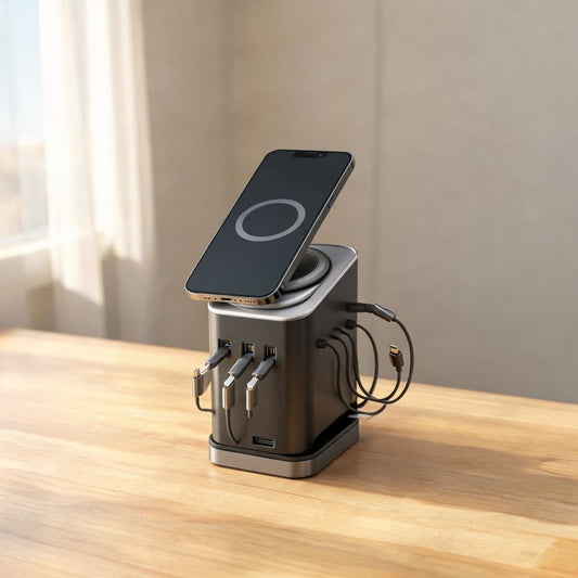 Retractable Cables, GaN Power, MagSafe: Why This 6-in-1 Charger Replaced My Desktop Setup