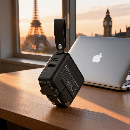 NexTECH 65W GaN Travel Charger - One Charger for Every Country