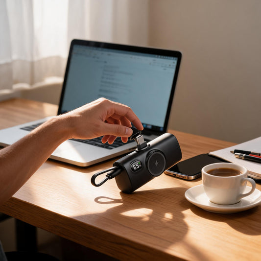 NexTECH Mini Capsule Power Bank with Wireless Watch Charger: The Ultimate Travel Companion for Apple Watch & iPhone Users