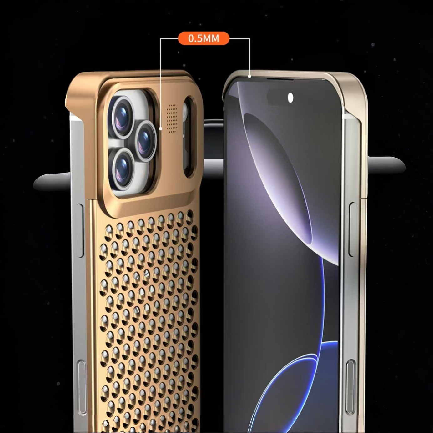 NexTECH® | Aluminum Alloy Frameless Ventilated Case for iPhone