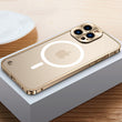 NexTECH® | Metal Frame MagSafe Matte Case with Lens Cover for iPhone